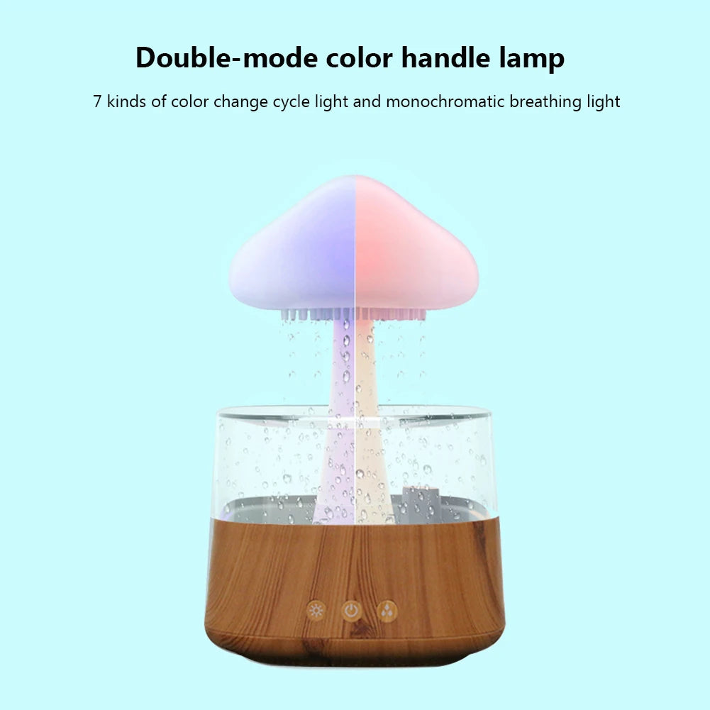 Mushroom Rain Air Humidifier with Aroma Diffuser