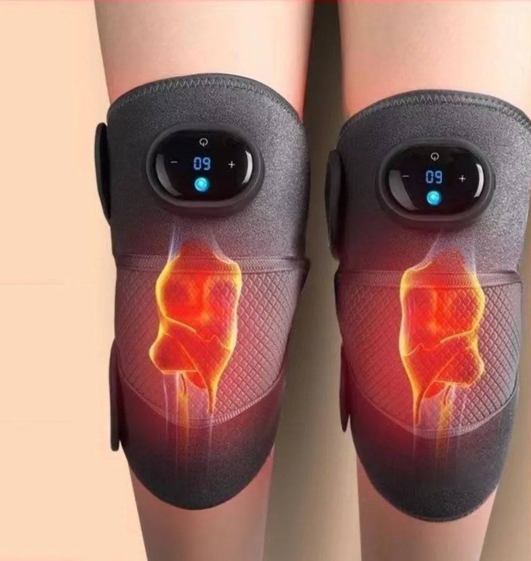 Electric Heating Knee Protector Old Cold Leg Knee Hot Compress Massage Device Self Heating Knee Pads Joint Pain Warmth Device