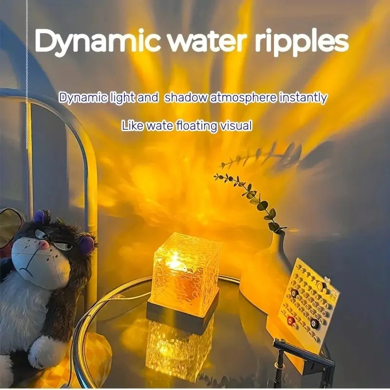 Color Rotating Water Ripple Projector