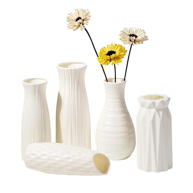 Modern Plastic Flower Vase