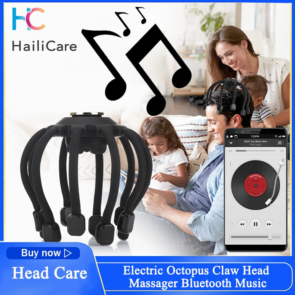 Electric Octopus Claw Head Massager