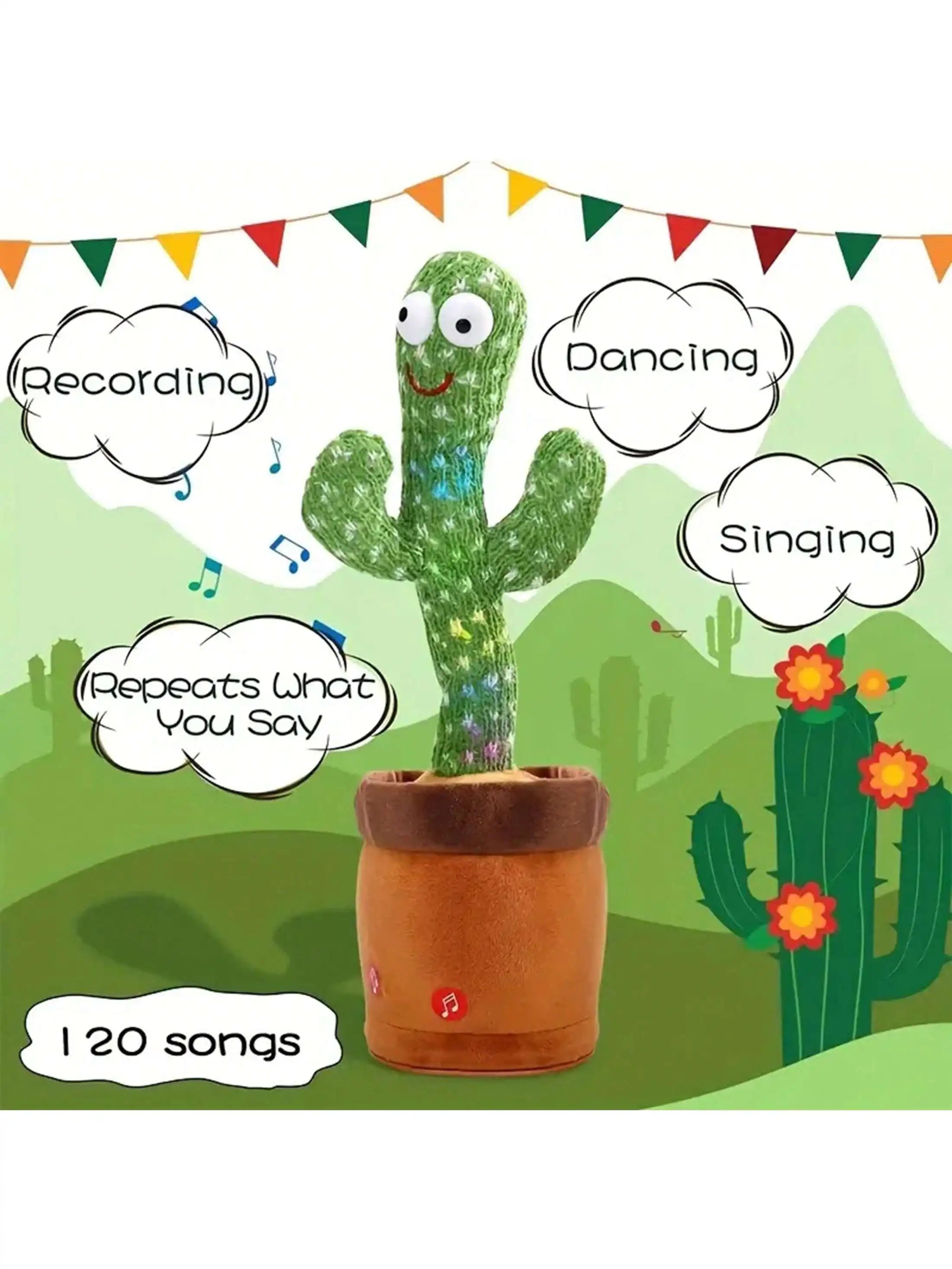 Dancing Talking Cactus Toy