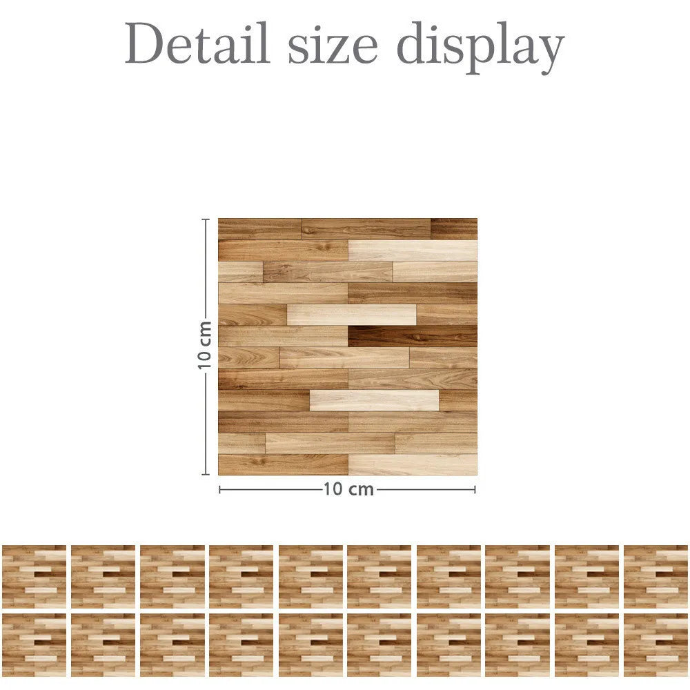 5Pcs 1:12 Miniature Dollhouse Grain Floor Wallpaper Tiles Sticker 10*10CM Bathroom Living Room Decor Materials Accessories