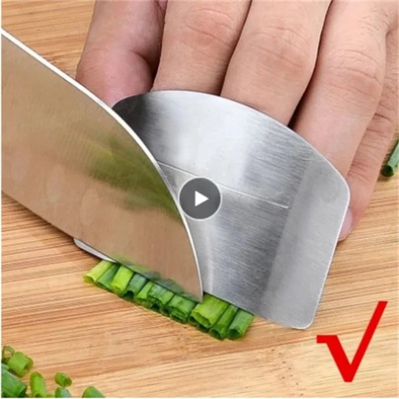 Stainless Steel Finger Guard for Vegetable Cutting