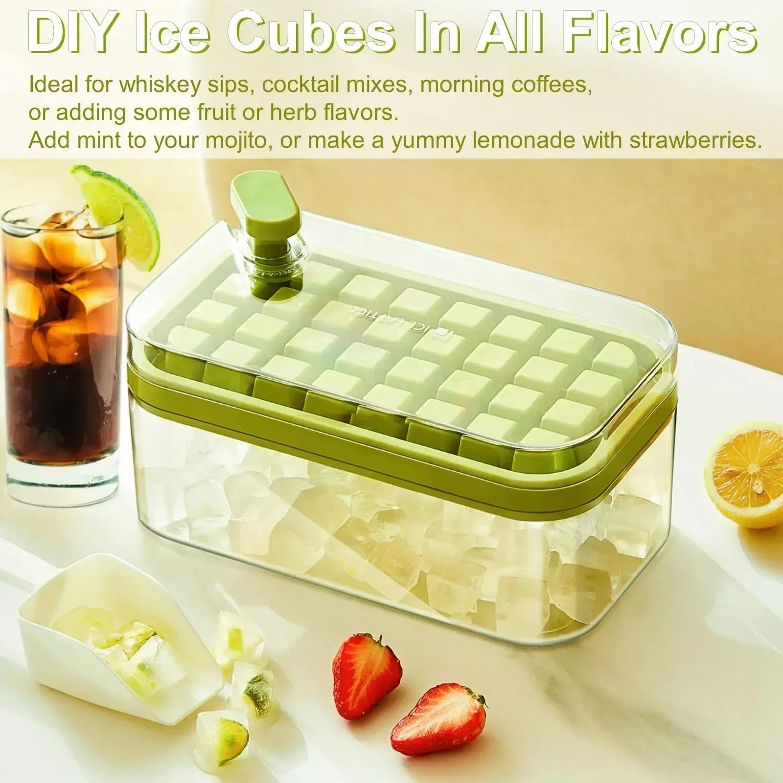 Easy-Release Ice Cube Molds