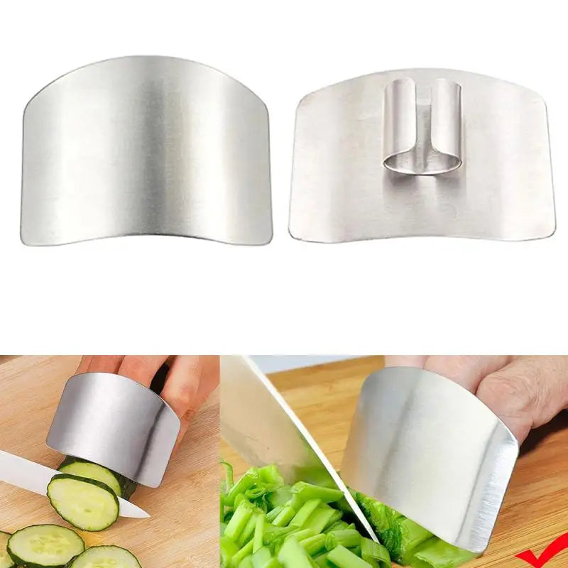 Stainless Steel Finger Guard for Vegetable Cutting