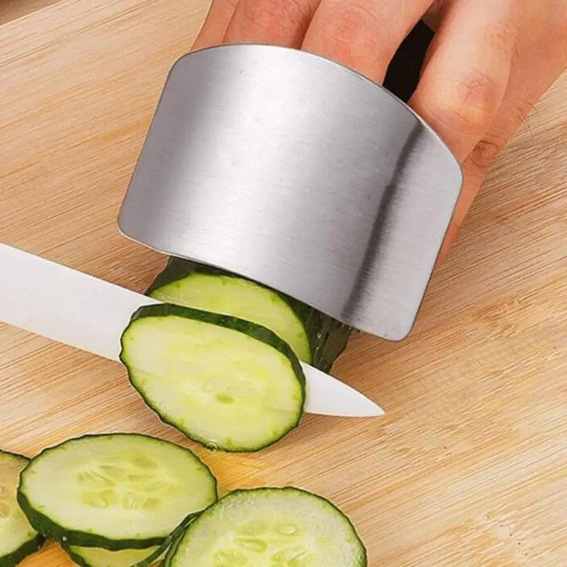 Stainless Steel Finger Guard for Vegetable Cutting