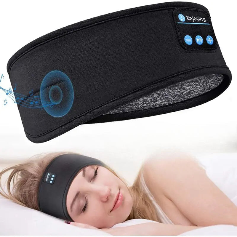 Bluetooth Sports Headband with Wireless Earphones