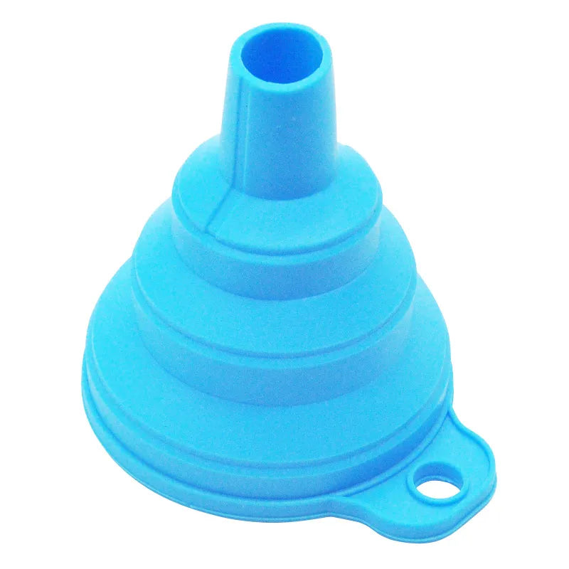 Mini Foldable Silicone Funnel for Kitchen