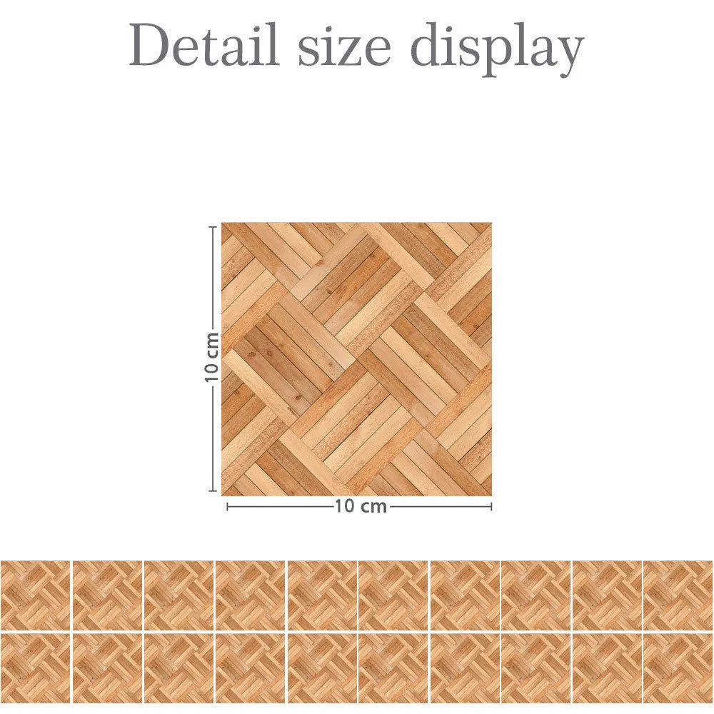 5Pcs 1:12 Miniature Dollhouse Grain Floor Wallpaper Tiles Sticker 10*10CM Bathroom Living Room Decor Materials Accessories