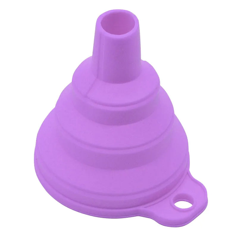 Mini Foldable Silicone Funnel for Kitchen