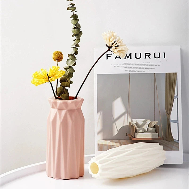 Modern Plastic Flower Vase