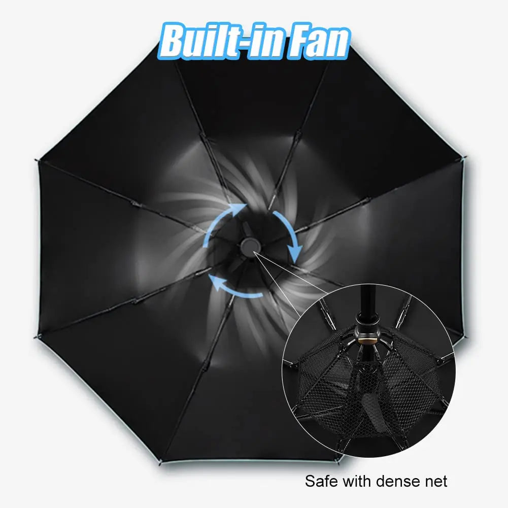 Sun Umbrella with Fan