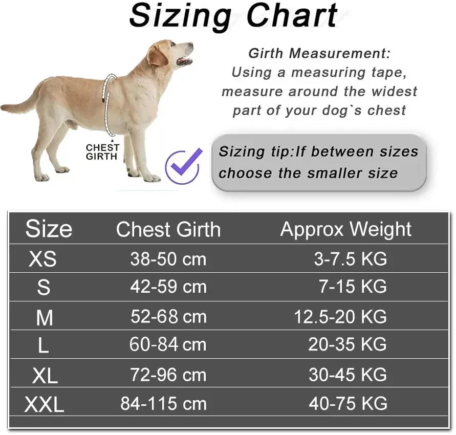 Reflective No-Pull Dog Harness – Adjustable, Breathable Pet Vest with Custom ID Patch for All Sizes and Walks