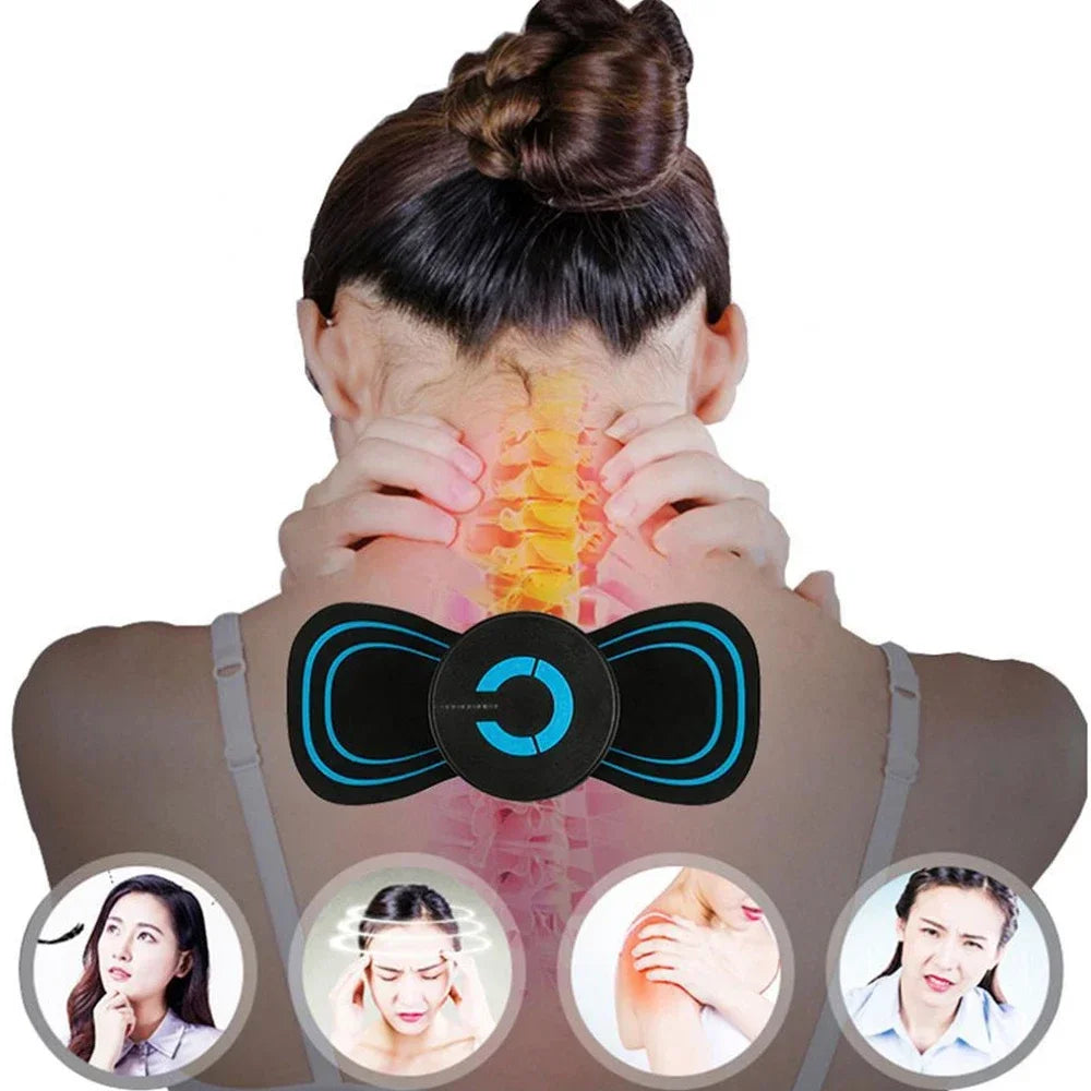 Mini Neck Massager Cervical Vertebra Massager，3pcs Portable Shoulder Back Massage Mat，Foot Legs Full Body Massage