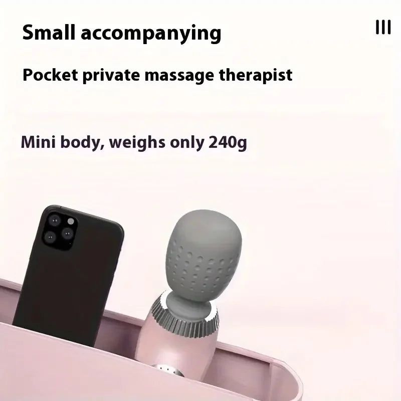 Portable Handheld Massager – USB Rechargeable, Full Body Massage for Neck, Back, Legs, and Waist