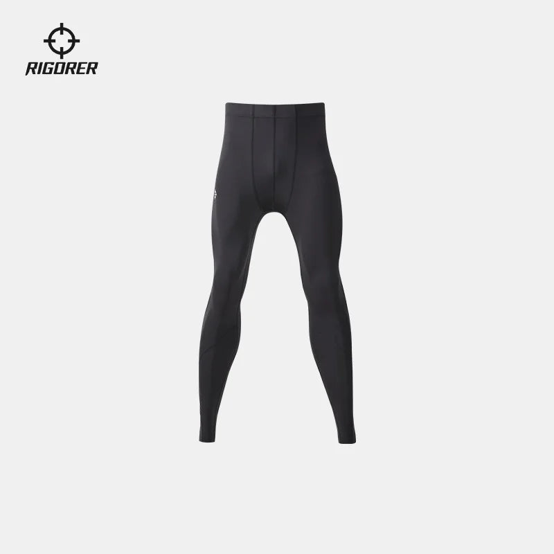 RIGORER Compression Trousers Men's Fitness Running Basketball Leggings Yoga High Elastic Breathable Tight Pants Z121311403