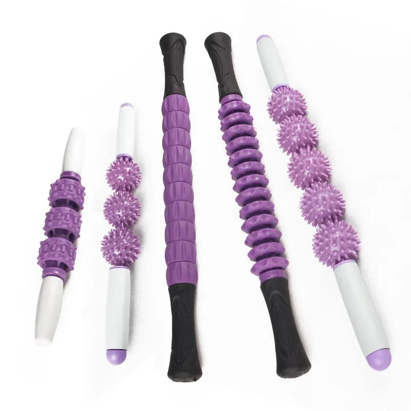 Yoga Thorn Ball Roller Fangs Massage Fitness Shaping Relax Muscles Multi-functional Fitness Yoga Massage Stick