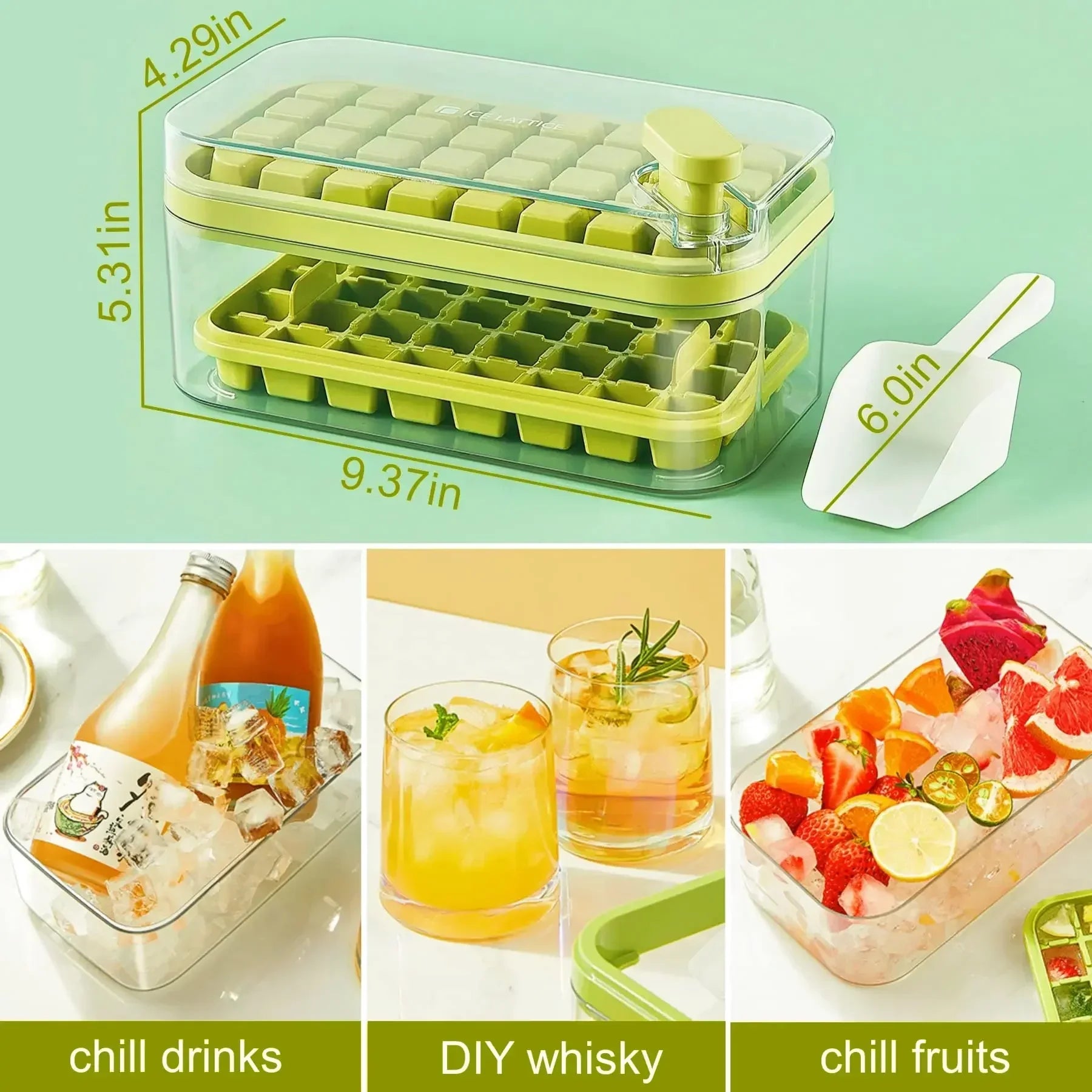 Easy-Release Ice Cube Molds