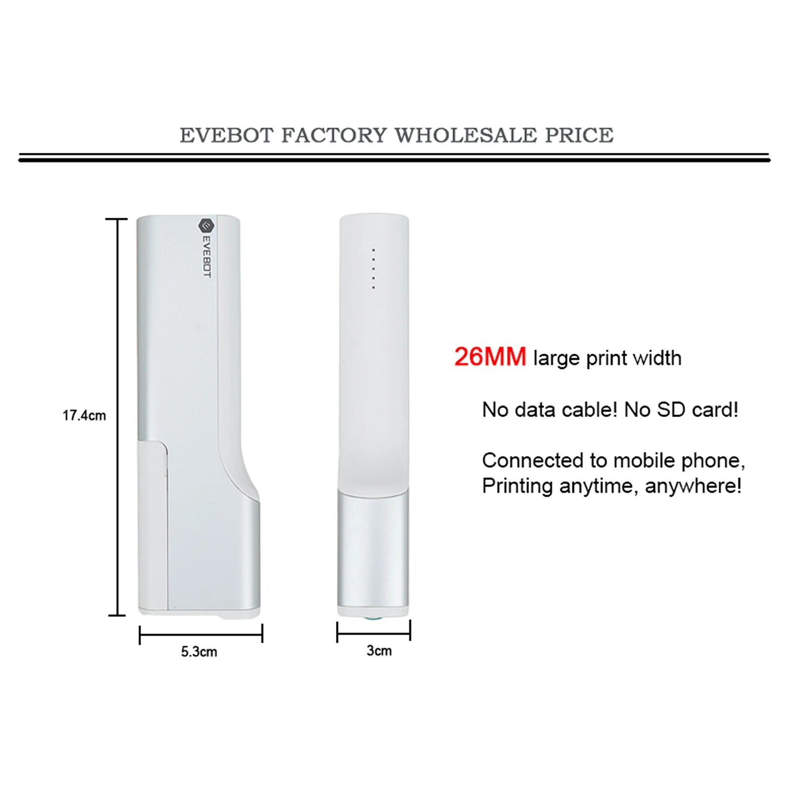 PrintPen Handheld Food Printer