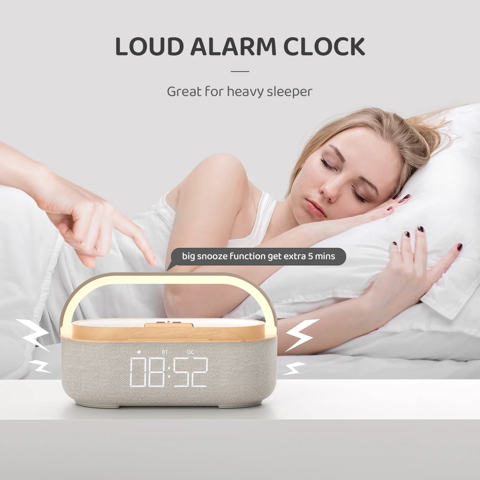 Bluetooth Speaker with Digital Clock