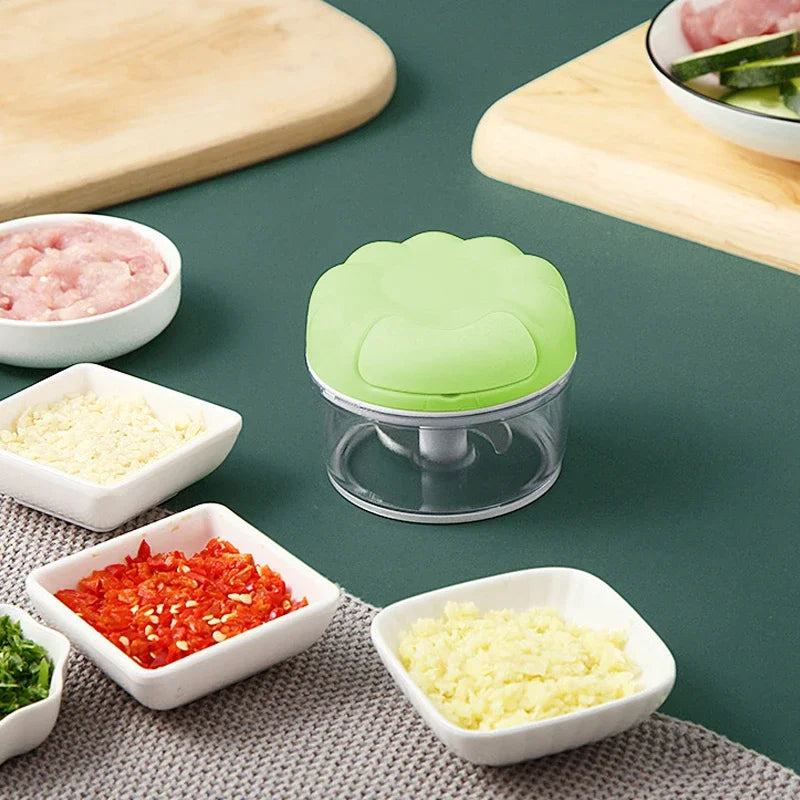 Multi-function Garlic Grinder Chopper Cutter Meat Grinder Kitchen Gadget Garlic Press