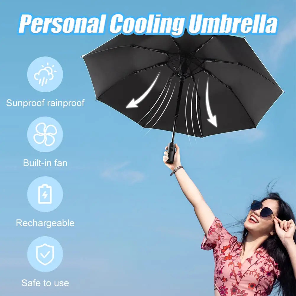 Sun Umbrella with Fan