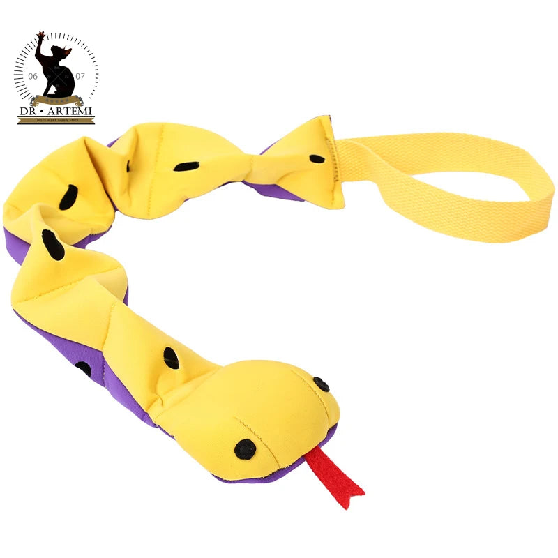 Funny Snake Chew Toys Stuffing Dog Durable Plush Dog Chew Toy Pet Molar Toys