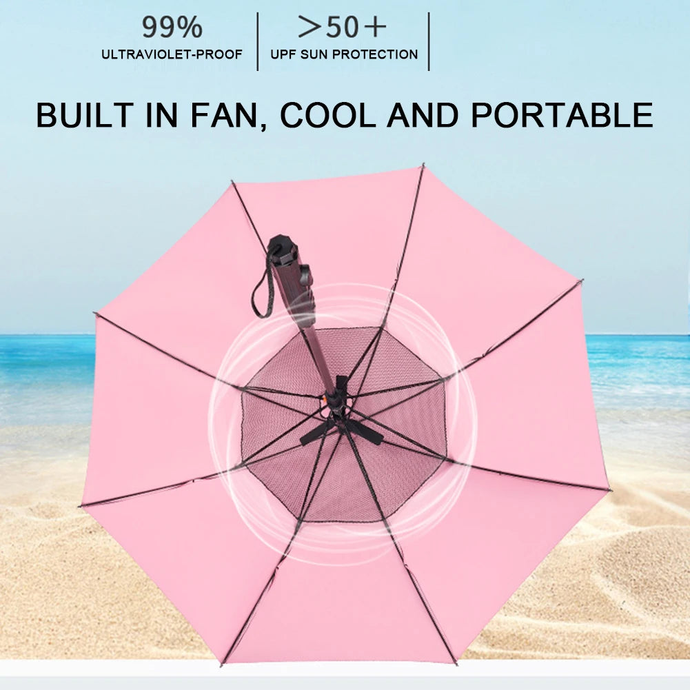 Sun Umbrella with Fan