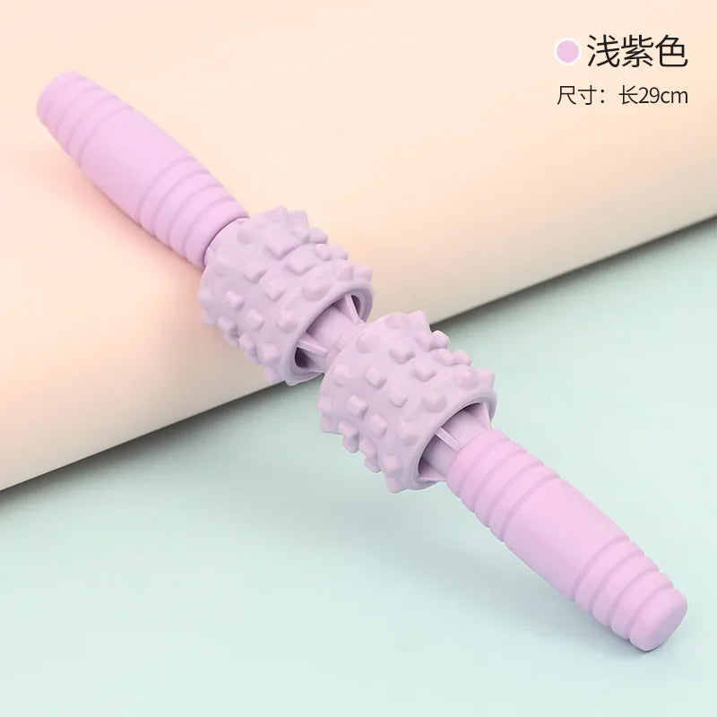 Yoga Thorn Ball Roller Fangs Massage Fitness Shaping Relax Muscles Multi-functional Fitness Yoga Massage Stick